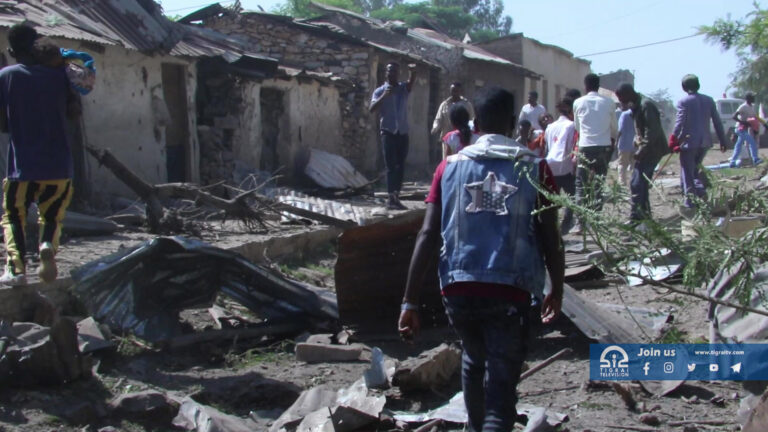 A new drone attack in AdiDaEro, located in North Western Tigray, today.