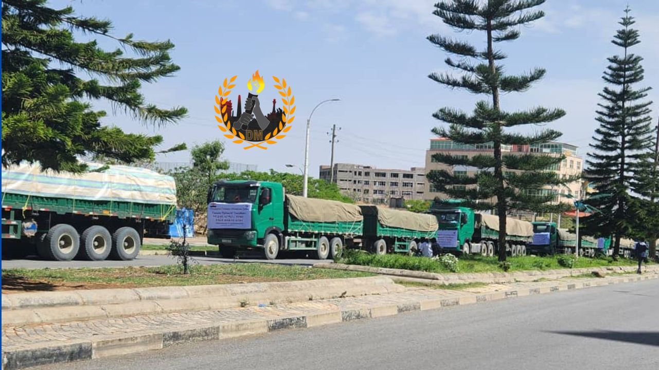 A delegation of the people of the Oromia Regional State have arrived in Mekelle with over 10,000 quintals of food aid.